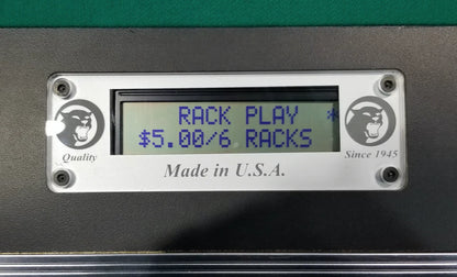 Valley Panther ZD-12X Dakar Ebony Coin Operated Pool Table