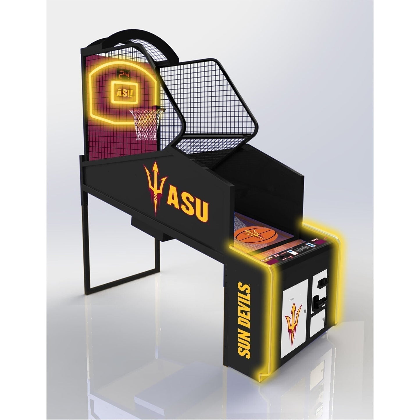Collegiate Hoops Basketball - Coin-Operated